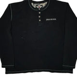 An American Legend Harley Davidson Graphic Long Sleeve T-Shirt - 2XL Black Cotton