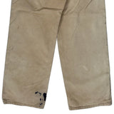 Carhartt Carpenter Trousers - 34W 31L Beige Cotton