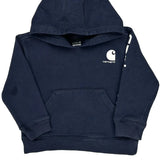 Age 4 Carhartt Hoodie - 2XS Navy Cotton