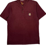 Carhartt Shirt - Medium Burgundy Cotton