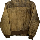 Unbranded Oversized Leather Jacket - Large Brown Leather