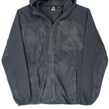 Reebok Fleece Jacket - Large Gray Polyester