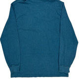 Polo By Ralph Lauren Long Sleeve Polo Shirt - Large Blue Cotton