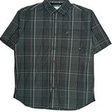 Ecko Unltd Checked Short Sleeve Shirt - XL Black Cotton