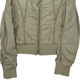 Armani Exchange Bomber Jacket - XS Beige Polyester