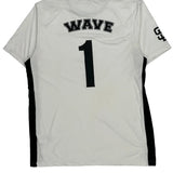 Wave Adidas Football Jersey - Large Black Polyester