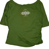 Harley Davidson T-Shirt - XL Green Cotton