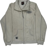 Buddy Stubbs Anthem Harley-Davidson Harley Davidson Fleece Jacket - XL Cream Polyester
