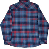 Dickies Checked Flannel Shirt - XL Blue Cotton