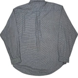 Tommy Hilfiger Checked Shirt - Large Gray Cotton