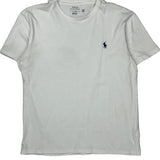 Polo By Ralph Lauren T-Shirt - Medium White Cotton