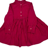 Age 4 Ralph Lauren Dress - XS Red Cotton