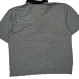 Nike Polo Shirt - Large Black Cotton