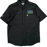 Greentech Renewables Carhartt Short Sleeve Shirt - Large Black Cotton
