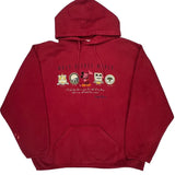 Walt Disney World Disney Graphic Hoodie - 2XL Red Cotton