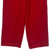Polo By Ralph Lauren Cord Trousers - 30″ Waist Red Corduroy