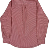 Tommy Hilfiger Striped Shirt - Large Red Cotton