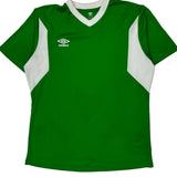 Umbro Football Shirt - Large Green Polyester