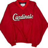 Cardinals Majestic Windbreaker - Medium Red Polyester