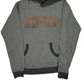 M&M Graphic Hoodie - Medium Gray Cotton Blend