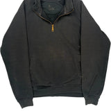 Carhartt 1/4 Zip - Large Black Cotton
