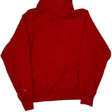 Reverse Weave Champion Hoodie - Small Red Cotton