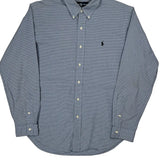 Ralph Lauren Checked Shirt - Large Blue Cotton