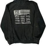 Alcom Carhartt Graphic Hoodie - Large Black Cotton
