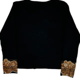 Harley Davidson Graphic Long Sleeve T-Shirt - Medium Black Cotton