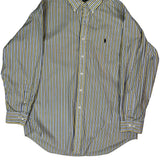 Ralph Lauren Striped Shirt - Large Multicoloured Cotton