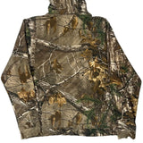 Hunting Realtree Camo Hoodie - Large Brown Cotton Blend