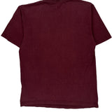 Rowan-Salisbury School System Maintenance Carhartt T-Shirt - Small Burgundy Cotton