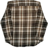 Carhartt Checked Flannel Shirt - XL Grey Cotton