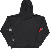 Chicago Bulls Nba Graphic Hoodie - Large Black Cotton