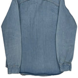 Wrangler Denim Shirt - Small Blue Denim