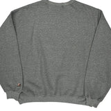 Starter Sweatshirt - Large Gray Cotton Blend