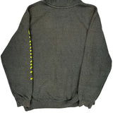 Carhartt Spellout Hoodie - Large Gray Cotton Blend