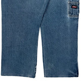 Wrangler Double Knee Carpenter Jeans - 38W 30L Blue Cotton