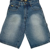 Southpole Cargo Denim Shorts - 26W US 4 Blue Denim