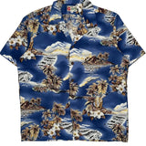 Hilo Hattie Floral Hawaiian Shirt - Large Multicoloured Cotton