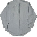 Ralph Lauren Striped Shirt - Large Blue Cotton