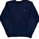 Nike Sweatshirt - Large Navy Cotton