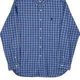Ralph Lauren Checked Shirt - Large Blue Cotton