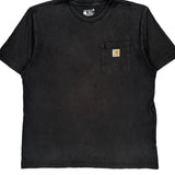 Carhartt T-Shirt - Large Black Cotton
