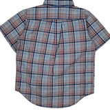 Age 4 Ralph Lauren Checked Short Sleeve Shirt - XS Blue Cotton