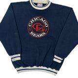 Chicago Bears Crable Football Sweatshirt - XL Navy Cotton Blend