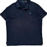 Polo By Ralph Lauren Slim Fit Polo Shirt - 2XL Navy Cotton