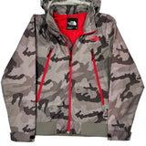 The North Face Camo Windbreaker - Medium Gray Polyester