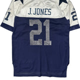 Dallas Cowboys Reebok Nfl Football Jersey - Large Blue Polyester