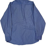 Tommy Hilfiger Striped Shirt - Large Blue Cotton